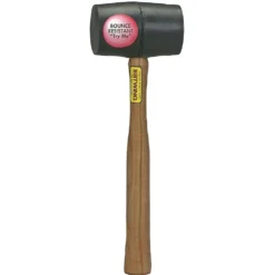 Estwing EDH-18 Black Deadhead Rubber Mallet, 18oz