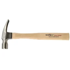 Estwing EMRW20S Sure Strike Straight Claw Hammer with Hickory Handle, 20oz/560g