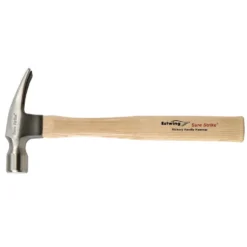 Estwing EMRW16S Sure Strike Straight Claw Hammer with Hickory Handle, 16oz/448g