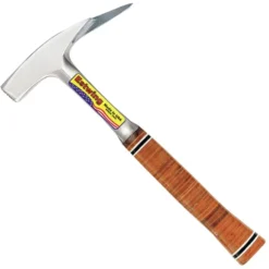 Estwing E239MS Smooth Face Roofers Pick Hammer with Leather Grip, 21oz/600g