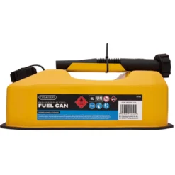 Explosafe Flat Steel Fuel Can, 5L, Yellow