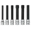 Extra Long E-Type Sockets, 1/2" Sq. Dr. (6 Piece)