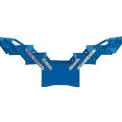 Extra-Long Four Tray Cantilever Tool Box, 495mm, Blue