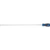 Extra Long Reach Soft Grip Plain Slot Screwdriver, 6 x 450mm