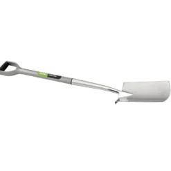 Extra Long Stainless Steel Garden Spade with Soft Grip