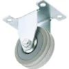 Fixed Plate Fixing Rubber Castor, 50mm Diameter, S.W.L. 50kg