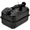 Flat Steel Fuel Can, 10L, Black
