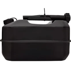 Flat Steel Fuel Can, 10L, Black