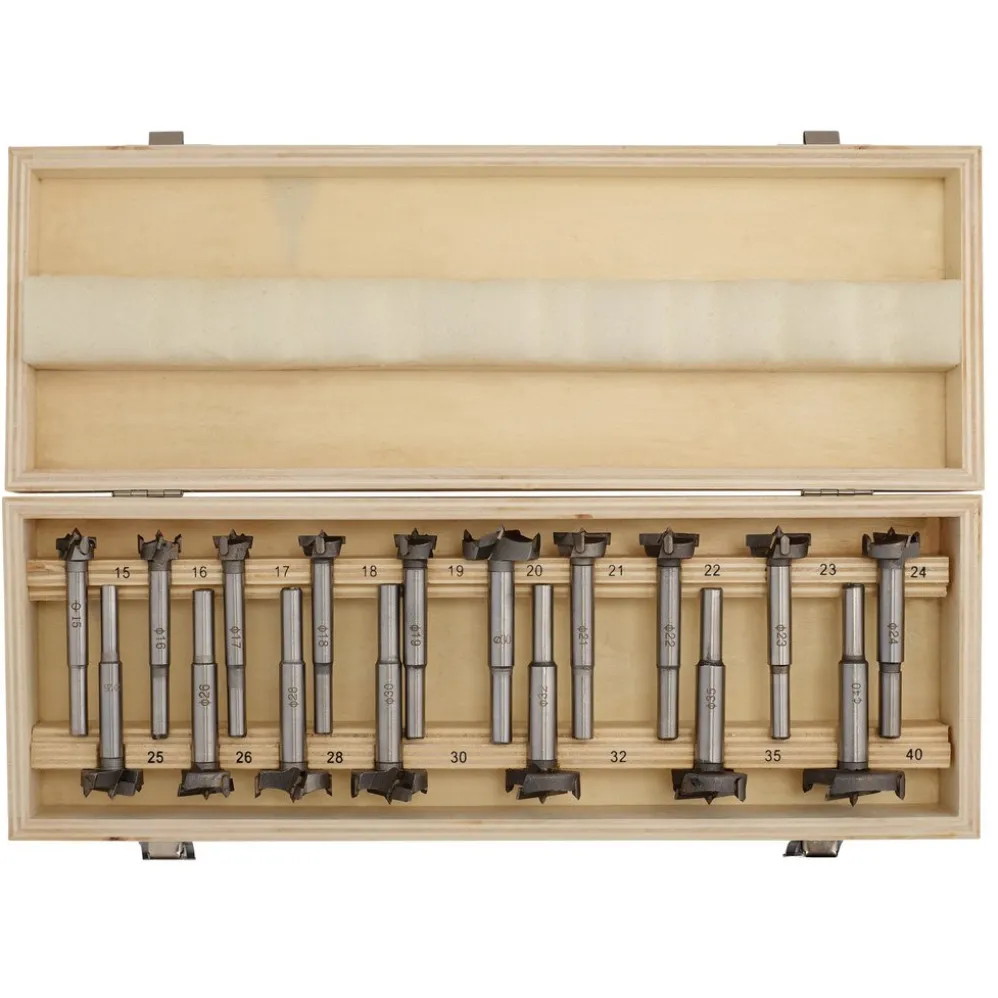 Forstner Drill Bit Set (17 Piece)