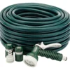Garden Hose and Spray Gun Kit, 12mm Bore, 30m