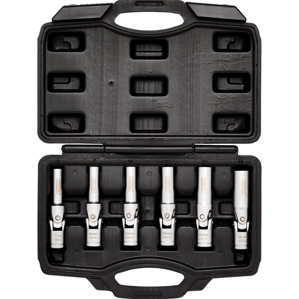 Glow Plug Socket Set, 3/8" Sq. Dr. (6 Piece)