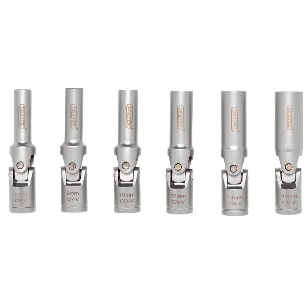 Glow Plug Socket Set, 3/8" Sq. Dr. (6 Piece)