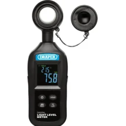 Handheld Digital Light Level Meter, 0-200KLux and -20 to +70°C
