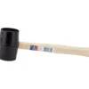 Hardwood Shaft Rubber Mallet, 620g/22oz