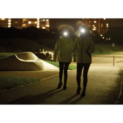 Headband with USB Rechargeable LED Torch, 1W, Blue, One Size