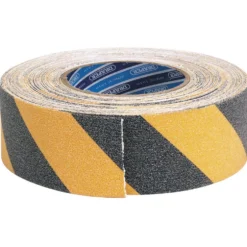 Heavy Duty Safety Grip Tape Roll, 18m x 50mm, Black and Yellow