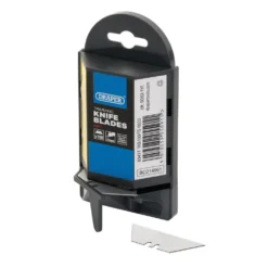 Heavy Duty Trimming Knife Blades with Single Blade Dispenser (Pack of 100)