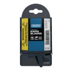 Heavy Duty Trimming Knife Blades with Single Blade Dispenser (Pack of 100)