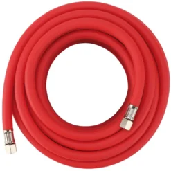 High Visibility Hybrid Air Hose, 15m x 10mm, 1/4" BSP, Red