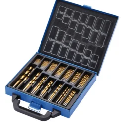HSS Titanium Nitride Coated Drill Bit Set (99 Piece)