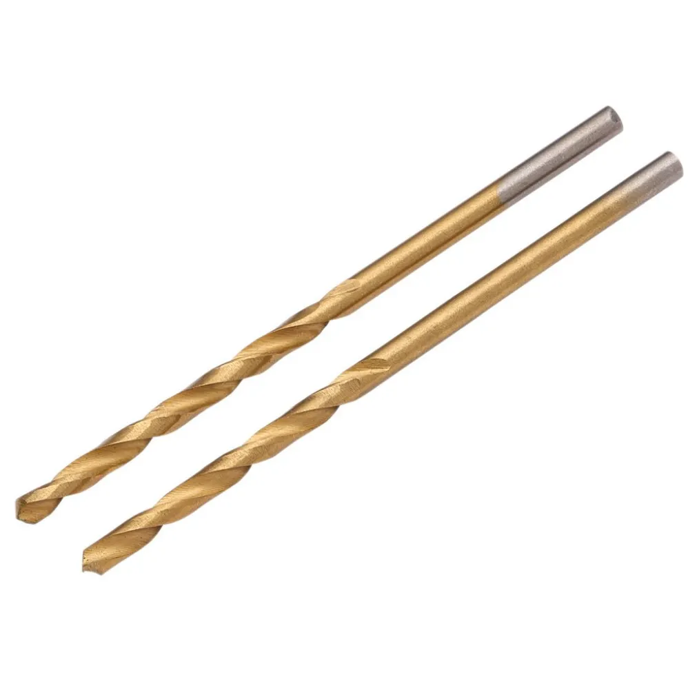 HSS Titanium Nitride Coated Drill Bit, 2.5 x 57mm (Pack of 2)