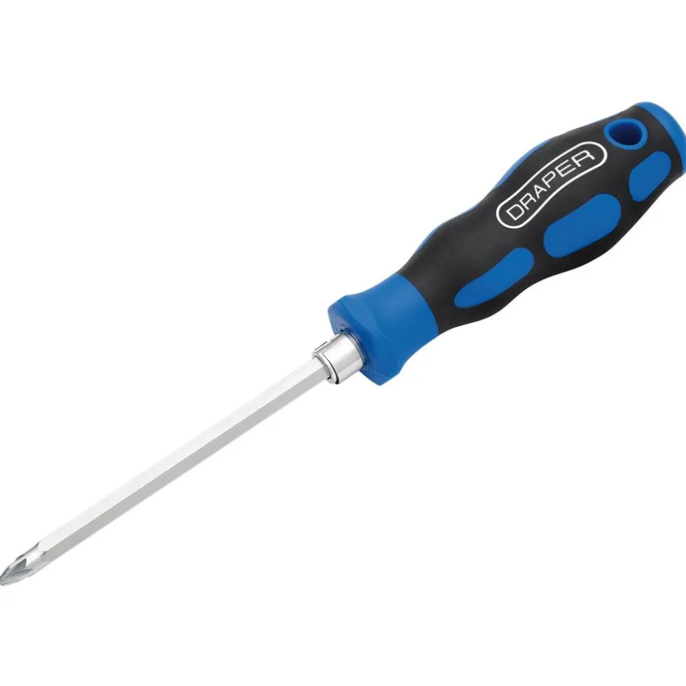 2-in-1 Reversible Blade Soft Grip Screwdriver, SL6/PZ2 x 175mm