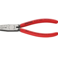 KNIPEX 97 61 145 A SB Crimping Pliers for Wire Ferrules, 145mm