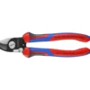 KNIPEX 95 22 165 Cable Shears with Opening Spring, 165mm