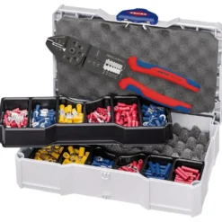 KNIPEX 97 90 26 Crimp Assortment for Cable Connectors, 1 x 97 22 241, 13 Parts, 265mm
