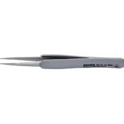 KNIPEX 92 21 14 ESD Precision Tweezers with rubber handles ESD, 130mm
