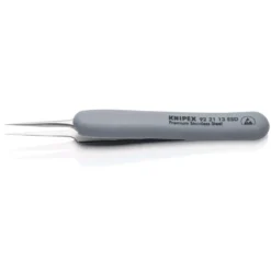 KNIPEX 92 21 13 ESD Precision Tweezers with rubber handles ESD, 112mm