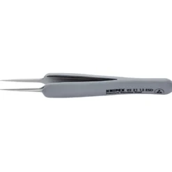 KNIPEX 92 21 13 ESD Precision Tweezers with rubber handles ESD, 112mm
