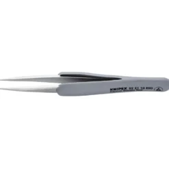KNIPEX 92 21 10 ESD Precision Tweezers with rubber handles ESD, 123mm