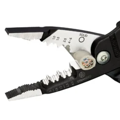 KNIPEX 13 71 200 ME Wire Stripper with Plastic Coated Handles, 200mm