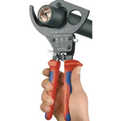 KNIPEX 95 31 280 Ratchet Action Cable Cutter, 280mm