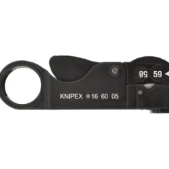 KNIPEX 16 60 05SB Adjustable Co-Axial Stripping Tool, 105mm