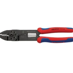 KNIPEX 97 22 240 SB Crimping Pliers with Multi-Component Grips, 240mm