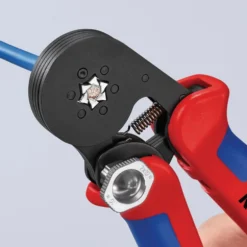 KNIPEX 97 53 14 SB Self- Adjusting Crimping Pliers, 2 x 10 mm², 180mm