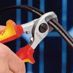 KNIPEX 95 16 165 T BK VDE Cable Shears, 165mm