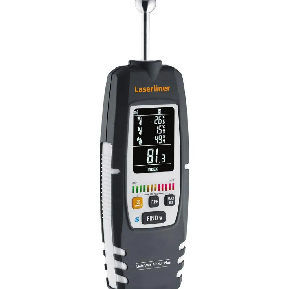 Laserliner 082.091A MultiWet-Finder Plus Material Moisture Measuring Device