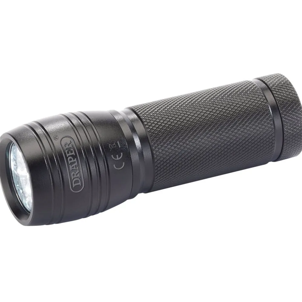 LED Aluminium Hand Torch, 5W, 45 Lumens, 3 x AAA Batteries Required