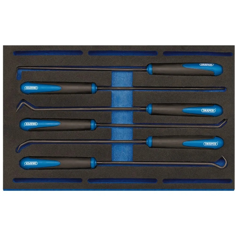 Long Reach Hook and Pick Set in 1/4 Drawer EVA Insert Tray (6 Piece)