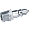 1/2" Male Thread Air Line Screw Adaptor Connectors (Pack of 2)