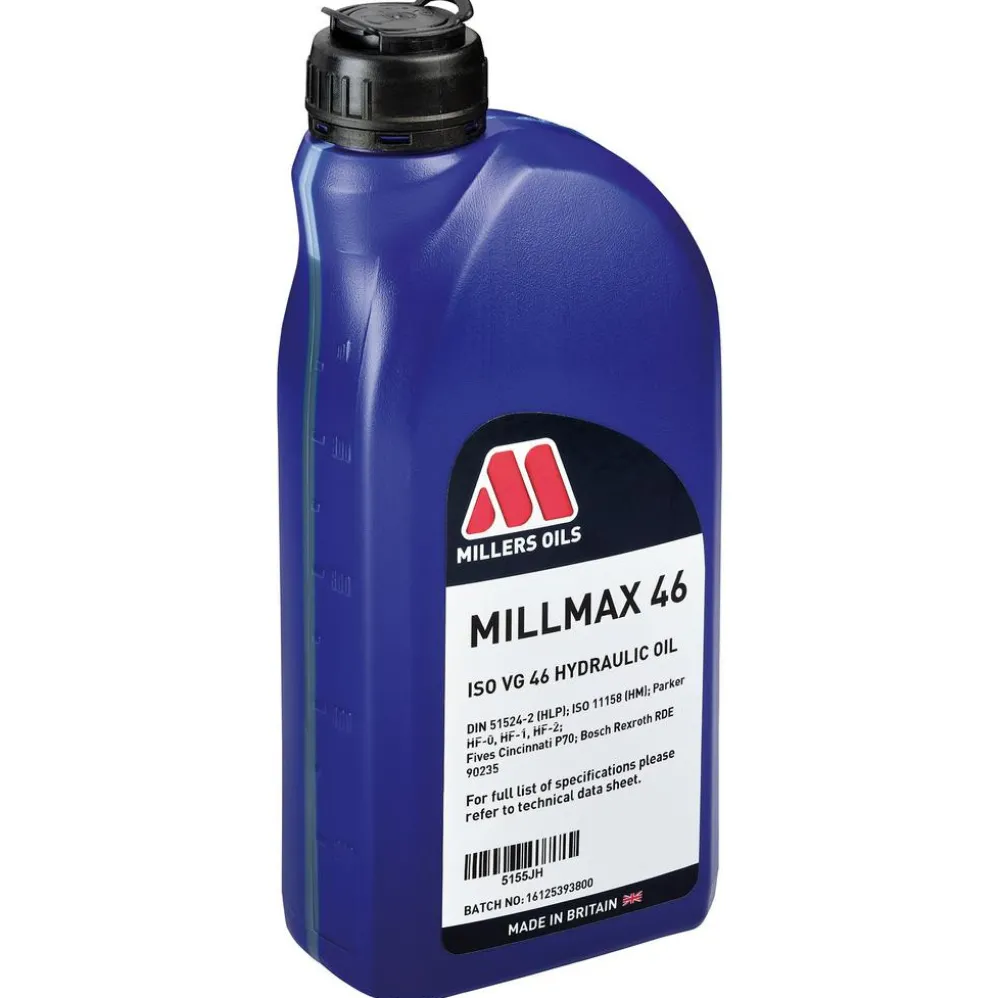 Millers Oils Millmax 46 Hydraulic Oil, 1L
