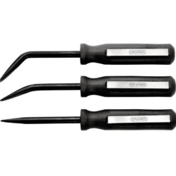 Mini Pry Bar Set, 125mm, Black (3 Piece)