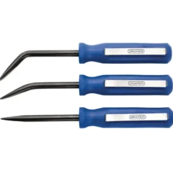 Mini Pry Bar Set, 125mm, Blue (3 Piece)