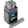 0 - 9 Number Stamp Set, 3/16"