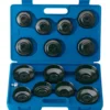 Oil Filter Cup Socket Set, 3/8" Sq. Dr. (15 Piece)