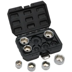 Oil Filter Socket Set, 3/8" Sq. Dr. (7 Piece)