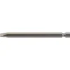 Plain Slot Insert Bit, 6mm, 1/4" Hex, 100mm Long (Pack of 1)